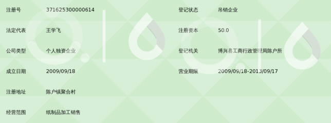 博兴县陈户镇聚合纸制品加工厂